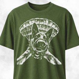 Parachute Gsd T Shirt Gift For Dog Lover