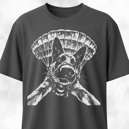 Parachute Gsd T Shirt Gift For Dog Lover