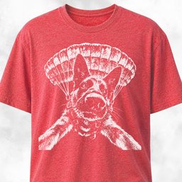 Parachute Gsd T Shirt Gift For Dog Lover