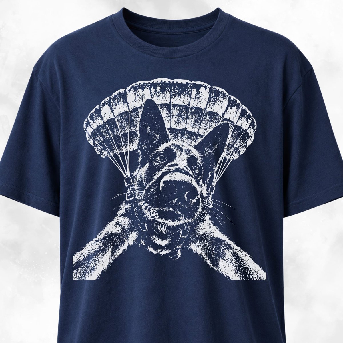 Parachute Gsd T Shirt Gift For Dog Lover