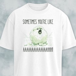 Screaming Pomeranian Meme T-Shirt
