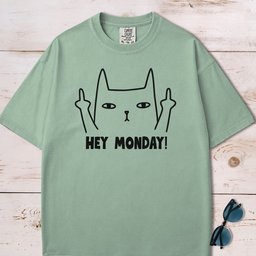 Hey Monday T Shirt Gift For Dog Lover