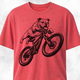 MTB Bulldog T Shirt Gift For Dog Lover