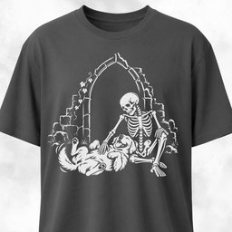 Gothic Goldie Belly Rub T Shirt Gift For Dog Lover