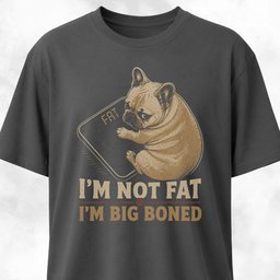 Im Not Fat Frenchie T Shirt Gift For Dog Lover