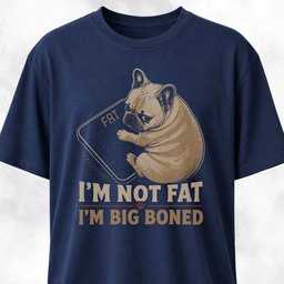 Im Not Fat Frenchie T Shirt Gift For Dog Lover