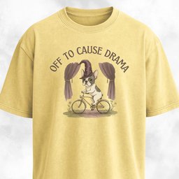 Off To Cause Drama Frenchie T Shirt Gift For Dog Lover