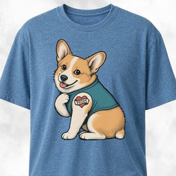 I Love Mom Tattoo Corgi T Shirt Gift For Mom