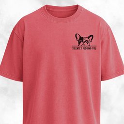 Silently Judging You French Bulldog T Shirt Gift For Dog Lover