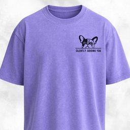 Silently Judging You French Bulldog T Shirt Gift For Dog Lover