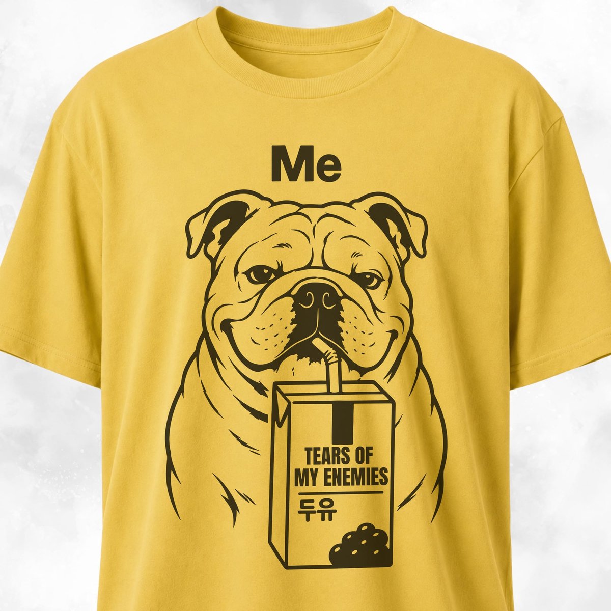 Tears Of My Enemies Bulldog T Shirt Gift For Dog Lover