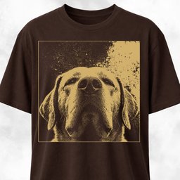 Modern Labrador T Shirt Gift For Dog Lover