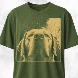 Modern Labrador T Shirt Gift For Dog Lover