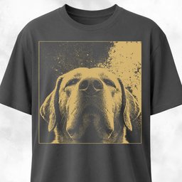 Modern Labrador T Shirt Gift For Dog Lover