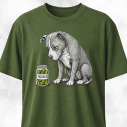 Pickle Pitbull T Shirt Gift For Dog Lover