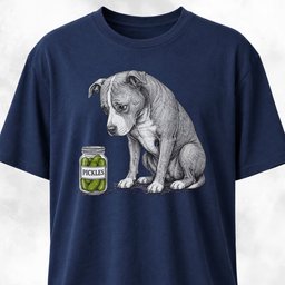 Pickle Pitbull T Shirt Gift For Dog Lover
