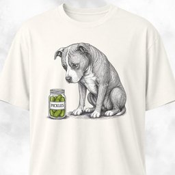 Pickle Pitbull T Shirt Gift For Dog Lover