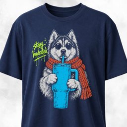 Stay Hydrated Husky T Shirt Gift For Dog Lover