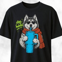 Stay Hydrated Husky T Shirt Gift For Dog Lover