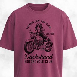Running Low And Slow Dachshund Club T Shirt Gift For Dog Lover