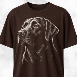 Nostalgic Labrador T Shirt Gift For Dog Lover