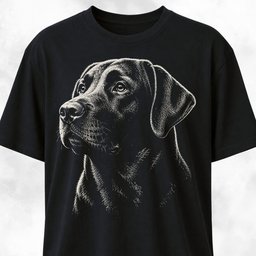Nostalgic Labrador T Shirt Gift For Dog Lover
