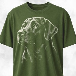 Nostalgic Labrador T Shirt Gift For Dog Lover