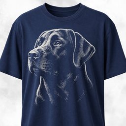Nostalgic Labrador T Shirt Gift For Dog Lover