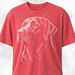 Nostalgic Labrador T Shirt Gift For Dog Lover