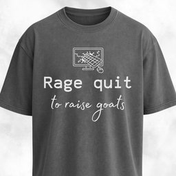 Rage Quit To Raise Goats Dev Plan B T Shirt Gift For Dog Lover