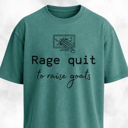 Rage Quit To Raise Goats Dev Plan B T Shirt Gift For Dog Lover