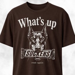 Whats Up Suckers Doberman T Shirt Gift For Dog Lover