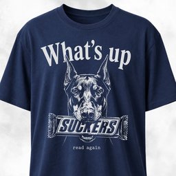 Whats Up Suckers Doberman T Shirt Gift For Dog Lover
