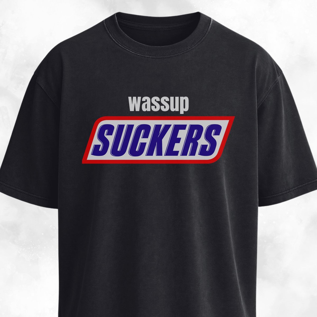 Wassup Suckers Logo Parody T Shirt Gift For Dog Lover
