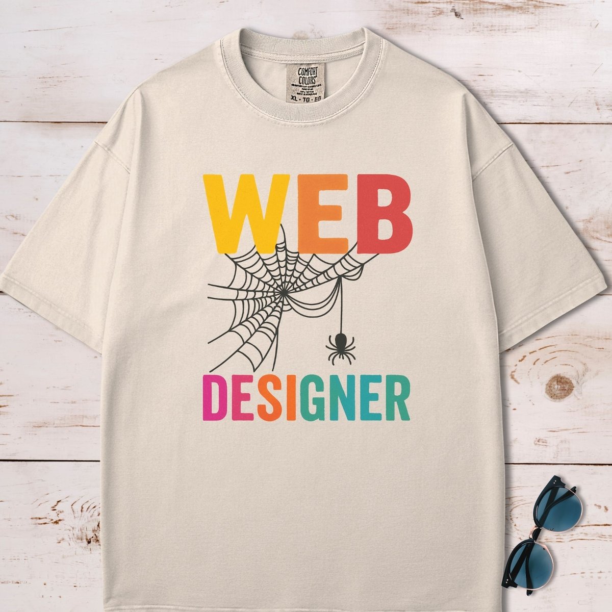 Web Designer T Shirt Gift For Dog Lover