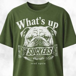 Whats Up Suckers English Bulldog T Shirt Gift For Dog Lover