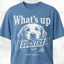 Whats Up Suckers Golden Retriever T Shirt Gift For Dog Lover