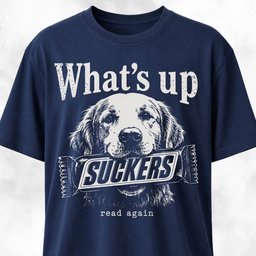 Whats Up Suckers Golden Retriever T Shirt Gift For Dog Lover