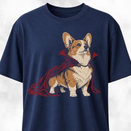 Vampire Corgi In A Dragging Cape T Shirt Gift For Dog Lover