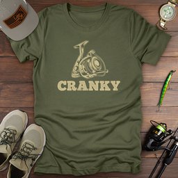 Cranky Fishing T Shirt Gift For Fishing Enthusiast
