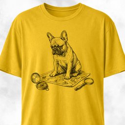 World Traveler French Bulldog T Shirt Gift For Dog Lover