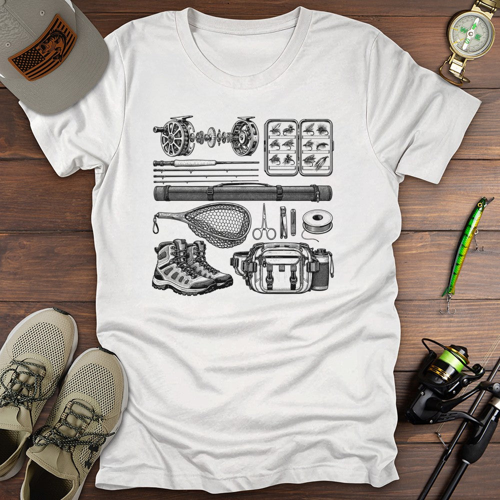Cast And Carry T Shirt Gift For Fishing Enthusiast