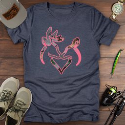 Buck Doe T Shirt Gift For Fishing Enthusiast