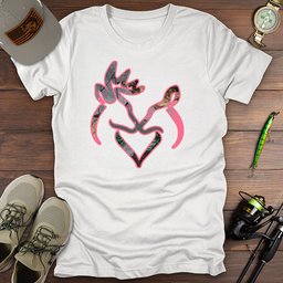 Buck Doe T Shirt Gift For Fishing Enthusiast