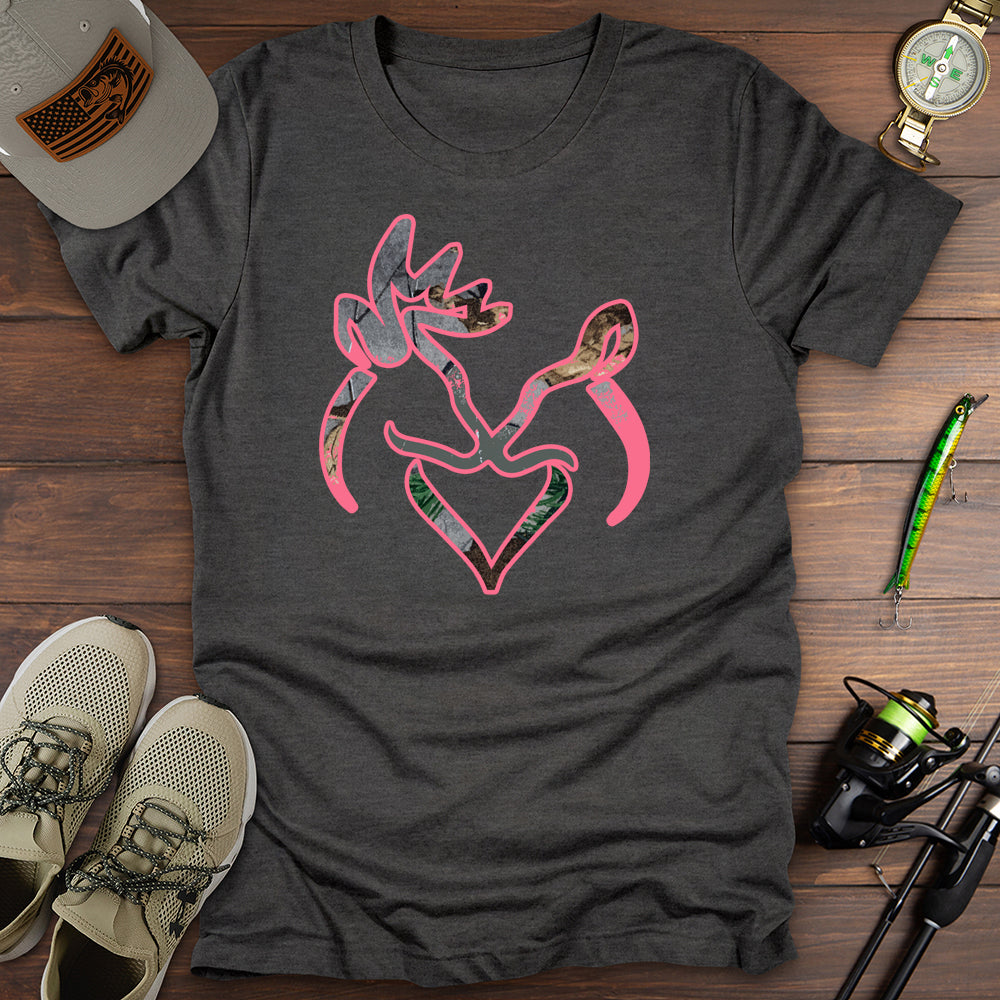 Buck Doe T Shirt Gift For Fishing Enthusiast