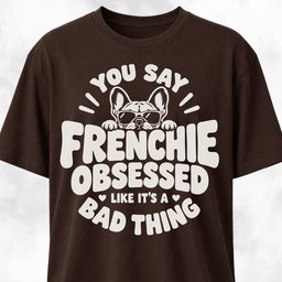 You Say Frenchie Obsessed T Shirt Gift For Dog Lover