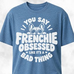 You Say Frenchie Obsessed T Shirt Gift For Dog Lover