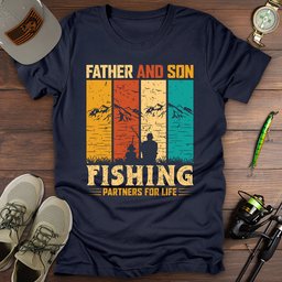 Father Son Partners T Shirt Gift For Dad