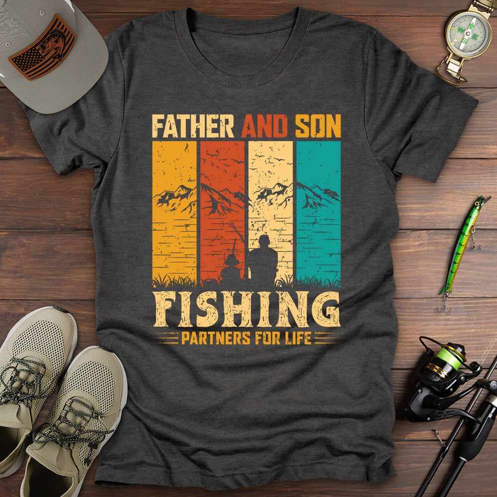 Father Son Partners T Shirt Gift For Dad