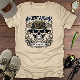 Ancient Angler T Shirt Gift For Fishing Enthusiast